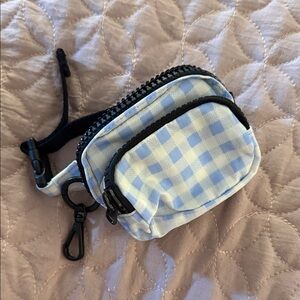 Baggu Blue Gingham Fanny Pack Charm
